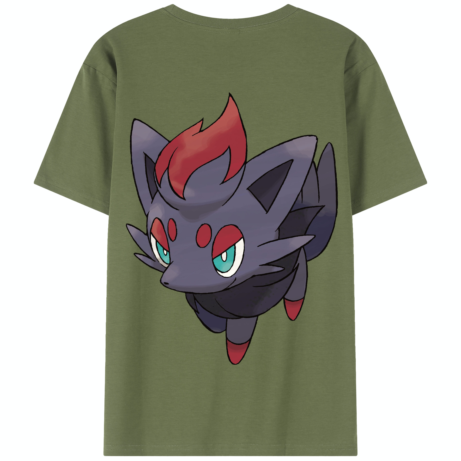 （画像用） ポケットモンスター Pokémon 綿100％半袖Tシャツ（背面プリント）